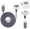 Tbest Accessori per Videogiochi, Accessori per Videogiochi, Cavo di Ricarica 2 in 1 da 1,5 M di per la Ricarica Rapida del Controller (WHITE)