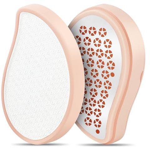 AOGOE Nano Glas Hornhautentferner, Magic Haarentfernung Gesicht Damen, 2in1 Hornhautfeile hornhautraspel Für Männer Und Frauen, Wiederverwendbar Enthaarungsstein für Perfekte Fußpflege Nass & Trocken