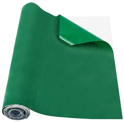 GORGECRAFT Jewelry Box Felt Liner 3m x 45cm Self Adhesive Velvet Flocking Liner Green Soft Velvet Drawer Liner Roll Sticky Back Fabric Roll Peel and Stick for Wallpaper Upholstery Art Crafts