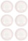 AC - Pack de 6 Platos Hondos Modelo Onda - Ø 21 cm - Cerámica - Apto para lavavajillas y microondas - Ideal para el hogar, cocina y hosteleria