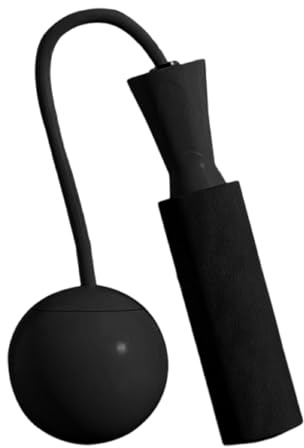 MCAOAL Cuerda de saltar pesada para adultos con cable de acero pesado, pelotas de saltar deportivas profesionales, para saltar en interiores, para adultos, cuerda de saltar con peso