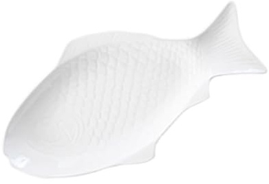 COLLBATH Piatto in Forma Vassoio Decorativo Bianco per Snack e Portata Adatto e Ristoranti