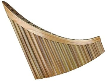 Mini Pan Flute Professional 22 Pipe Pan Flute In C Key Traditional Woodwind Instrument(LEFT C)