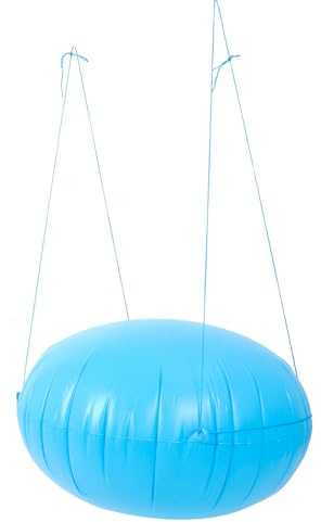 BAZEITFLOW Rundes Aufblasbares PVC Schwimmbadkissen 1 Stück für Winterpool