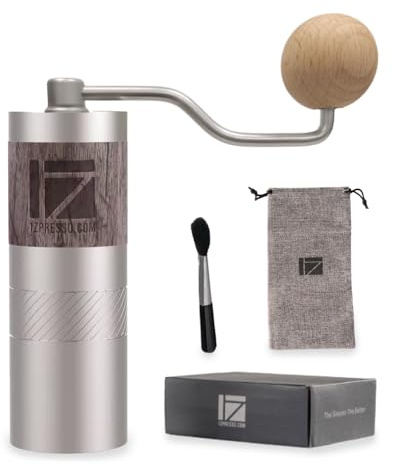 1Zpresso Q Manual Coffee Grinder - Crank Handle with Stainless Steel Conical Burr, suitable for Drip, French Press, Cold Brew, Travel, Camping