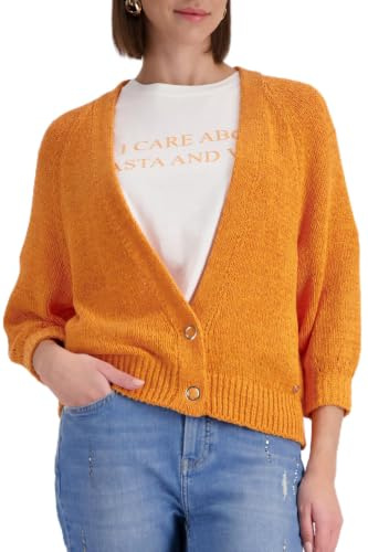 MONARI Strickjacke pfirsich Cold dye