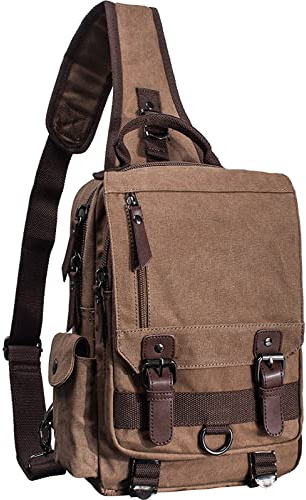 mygreen Sling Canvas Cross Body Messenger Bag Shoulder Backpack