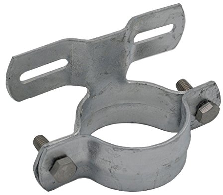 1x Rohrschelle für Schilderbefestigung,Halterung,Masthalterung, Schelle für Rohr Ø60mm, Bohrlochabstand 70mm