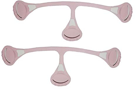 2 Stk. Snappi Windelklammern für Stoffwindeln Farbe rosa