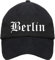 sostex Berlin Cappy - Altdeutsch Bedruckt - Schirmmütze Cap Einheitsgröße Schwarz