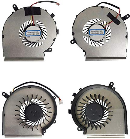 CPU + GPU Cooling Fan Compatible with MSI GE62 GL62 GE72 GL72 GP62 GP72 | PE60 PE70 series MS-16J1 MS-16J2 MS-16J3 MS-16J5 MS-1791 MS-1792 MS-1795 GE62 2QD-007XCN PAAD06015SL PAAD06015SL N302 N285