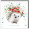 Lola Design – Wildlife Wonderful Weihnachtskarten – Blanko-Karten und Umschläge – Igel