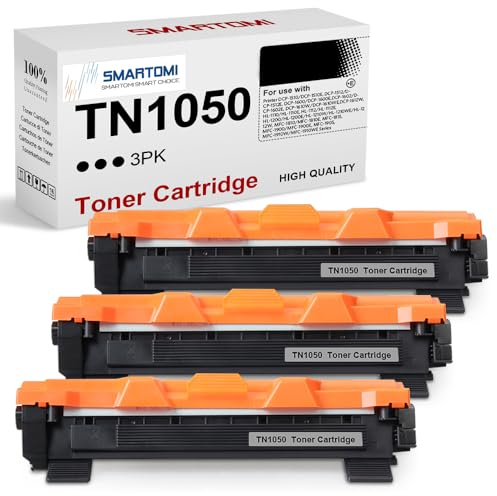 TN1050 Toner Kompatible für Brother TN-1050 für MFC-1910W DCP-1612W DCP-1610W DCP-1510 MFC-1810 HL-1110 HL-1210W DCP-1512 HL-1212W HL-1112 (Schwarz 3er-Pack)
