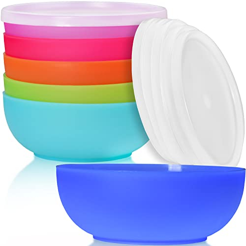 idea-station Neo bol plastique 6 x 14 cm / 500 ml - couleur - avec couvercle - bol petit dejeuner - bol bebe