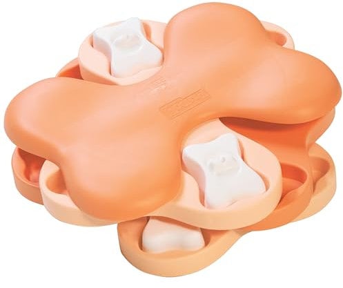 Outward Hound Nina Ottosson Puppy Tornado Dog Puzzle Interactive Treat Puzzle Dog Enrichment Dog Toy for Puppies, Level 2 Intermediate, Pink