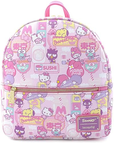 Loungefly X Sanrio Hello Kitty Kawaii Convertible Mini Backpack