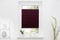 K-home Plissee-Verdunklung, Polyester, Bordeaux, B50 x H210 cm