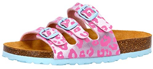 Lico Bioline Kids, Ciabatte Bambine e ragazze, Rosa Turchese, 33 EU