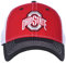 National Cap Ohio State Buckeyes Kappe mit verstellbarer Netzrücken, dreifarbig