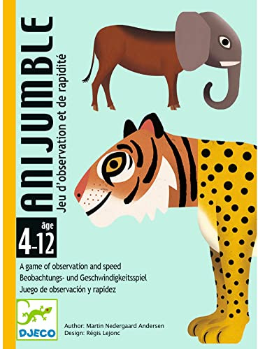 Djeco Kartenspiel Anijumble - FSC Mix - Kinderspiel - Beobachtung