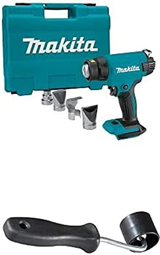Makita DHG181ZK Akku-Heissluftgebläse 18V (ohne Akku, ohne Ladegerät) im Transportkoffer + Andruckrolle