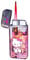 NIVEK Briquet LED transparent phosphorescent - Mélodie de chat - Kuromi - Caractère japonais Kawaii - Flamme rose (chaton transparent)