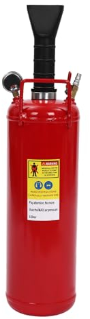 Inflator, Reifen, 9L professioneller Reifenfüller, mit Manometer,Booster 8bar, Reifenschockfüller, Airbooster,zum Aufpumpen der Reifen von Elektrofahrzeugen und Motorrädern