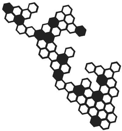 Vbnuyhim Hexagon-Aufkleber für Motorrad, Waben-Aufkleber, Waben-Aufkleber, Waben-Design, für Motorrad/Motorrad, Persönlichkeitsaufkleber für