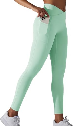 JTSONN Leggins Deportivos Mujer de Cintura Alta Termicas Deporte Push Up Pantalones de Yoga con Bolsillos Mallas de Gimnasio Leggings Deportivas de Correr Fitness