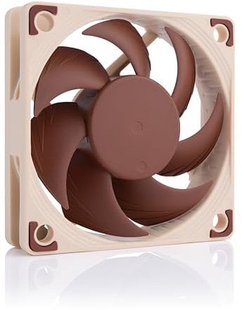 Noctua NF-A6x15 5V, Ventilador Silencioso y Delgado con Cable Adaptador USB, 3 Pines, Versión de 5V (60x15 mm, Marrón)