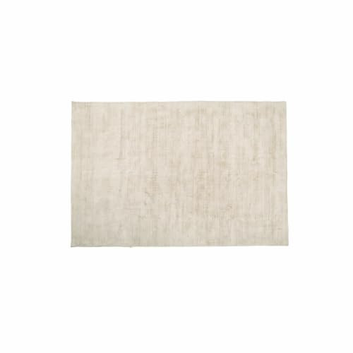 Loberon Teppich Mariselle, Creme | Handgewebt - Lebendige Textur - Weiche Haptik - Dezente Melange-Effekte - 170x240 cm - Wohntextilien - Wohn-Accessoire