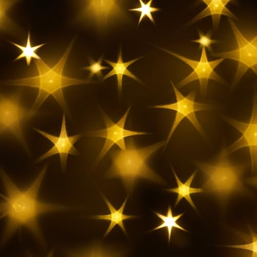 Nezyo 12 Stück 3D Lichteffektfolie Stern Effektfolie 20 x 20 cm für DIY | Sterneffekt PVC Fensterfolie, Hologrammfolie, Sternenfolie, Zauberfolie, Weihnachten, Geburtstag, Hochzeit, Laternen