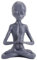 JNJOOD -Ornamente Desk-Topper Yoga-Meditationsstatue -Figurine-Statue -Regalsitzer Meditationsgartenstatue, Einfach zu Verwenden Feine Verarbeitung
