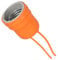 Gadpiparty Wasserdichter Lampenhalter aus Keramik E Lampenfassung Hochtemperatur Lampenhalter Fassung für Reptilien Lampenhardware Lampenfassung für den Außenbereich Legierungen Orange