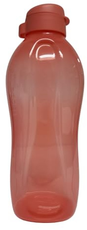 Tupperware to Go Eco Easy 2 Liter Trinkflasche mit Clipverschluss Flip Top 2000ml (lachs)