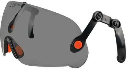 UM ULTRAMAXX Built-in Visor with Visor Bracket,Replacement Accessories for Hard Hat and Safety Helmets,ANSI Z87.1 Certified，Tinted Visor