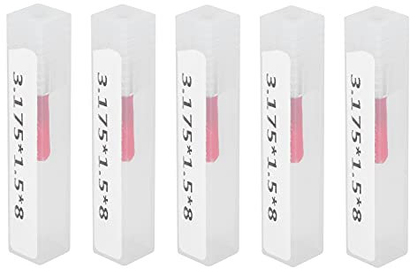 FTVOGUE 5 Piezas de Fresado de Metal Conjunto de Alta Eficiencia en el Extremo de Alta Eficiencia CNC Router Bit Hool para Grabado CNC