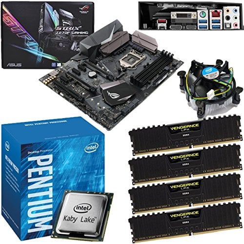 Components4All INTEL Kaby Lake Pentium G4620 3.7Ghz CPU, ASUS ROG Strix Z270F Gaming Motherboard & 32GB 3200Mhz Corsair DDR4 RAM Pre-Built Bundle