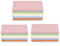 3 Pack Rechteck im Set - magnetoplan 112501510 Moderationskarten, rechteckig 200 x 100 mm, 750 Bunte Karten für die Moderation farbig Sortiert, gratis 90 Klebepunkte 19mm