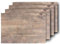Westmark 4 Tischsets/Platzdeckchen, 45 x 30 cm, Synthetik, Holzoptik, Saleen-Edition: Nature, Eiche vintage, 01059803150