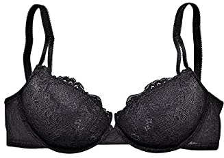 Lascana Damen Push-up-BH atmungsaktiv, Träger und Rückenverschluss verstellbar, Romantisch,