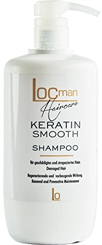 LOCMAN Keratin Smooth Shampoo - 750ml - Belebt mit der Keratin-Formel und verhilft zu einem gesunden Haar. (750ml)