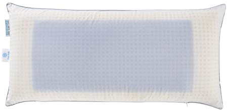 REGINA HOME SLEEP LIVING EST. 1967 Faser 4-Jahreszeiten Nackenstützkissen 40x80cm, Memory Schaumkern, Fluffy Fill - 100% Polyester, 80g.