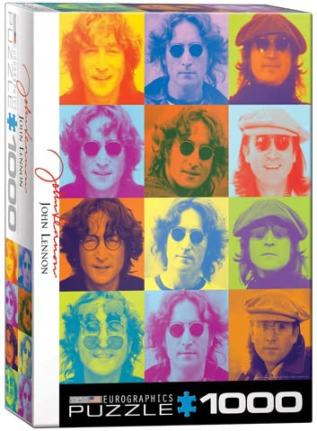empireposter John Lennon Portraits im Warhol Stil - 1000 Teile Puzzle im Format 68x48 cm + Deluxe 3er Set Puzzle Zubehör