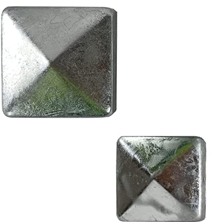 BooGardi Pfostenkappen 10 Stück 7x7 cm · 7x7 · 9x9 · verzinkter Stahl · Holzpfosten Abdeckkappe · Zaunkappe · Pfostenabdeckungen