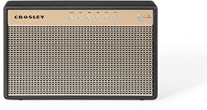 Crosley Montero Retro Bluetooth Speaker - Altoparlante Bluetooth portatile wireless, batteria ricaricabile, 20 W casa, altoparlante esterno, 8 ore di riproduzione musicale, microfono, ingresso AUX,