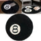 8 Ball Teppich, 60cm Teppich Beflockt 8 Ball Rug Fussball Teppichs rutschfest Beflockt Bodenteppich Schwarz Teppichs Rund Microfiber Room Decoration