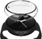 Misxi 2-Stück Harte PC Hülle mit Displayschutz Kompatibel mit Google Pixel Watch 2 (2023) / Pixel Watch 41mm, Hochempfindliche Leichte Anti-Fall Schutzhülle für Pixel Watch, 1 Schwarz + 1 Transparent