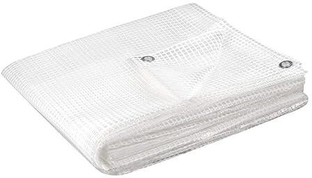 NG NICCOLAI TELO OCCHIELLATO E RETINATO TRASPARENTE CON TRAMA BIANCA VARIE MISURE (2,0X3,0 mt)