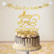Kommunion Girlande Alles Gute zur Konfirmation Banner Girlande Gold Glitzer Deko Taufe Konfirmation Papiergirlande Dekobanner Hängedeko für Taufe Party, Kommunion Deko, Deko Kommunion